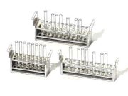 Test tube rack with ?18 mm holes, 57 places, for water baths type WTB 15/24