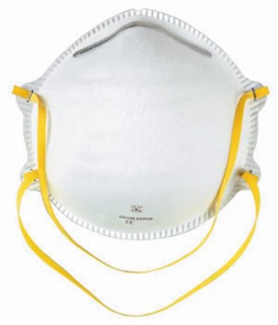 Respirator dust mask, white