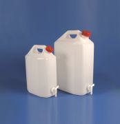 Folyadékballon csappal, szögletes, 20 liter