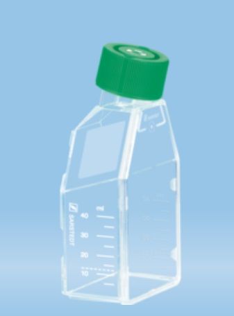 Sterile culture flask 25 cm2 for suspension cells with ventilation cap 300 pcs/pack, 98.831810502