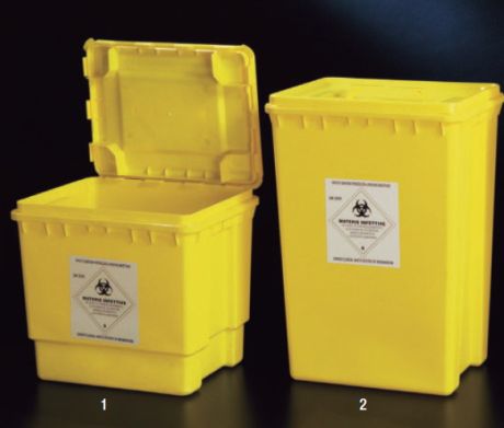 Safety containers, rectangular