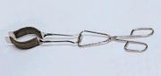 Beaker tongs, stainless steel with fiberglass coating, length 450 mm