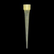 Eppendorf kompatibilis pipettahegy, 5-200 µl, sárga színű, 96 db/rack