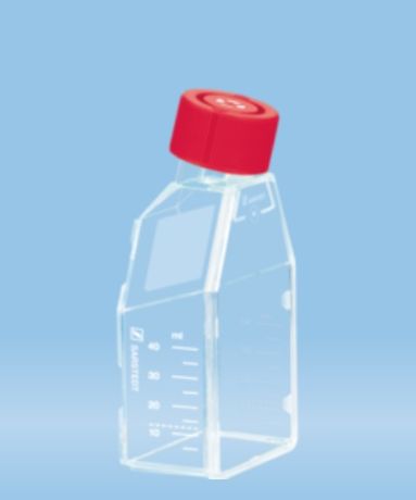 Sterile culture flask 25 cm2 for adherent cells with ventilation cap 300 pcs/pack, 98.831810002