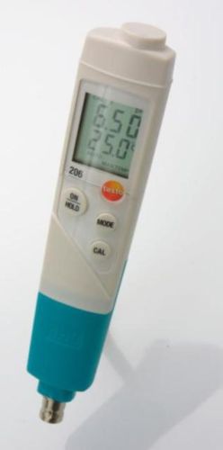 TESTO 206 típusú zseb pH mérő cserélhető mérőszondával