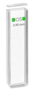 Kvarc spektrofotométer küvetta, makró, fedéllel, 100-Q, fényút 10 mm, térfogat: 3,5 ml