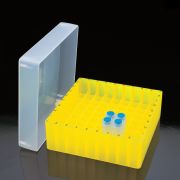 Rack for microtubes and cryotubes, 9x9, green