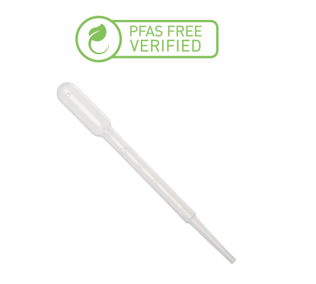 PFAS-free pasteur pipette