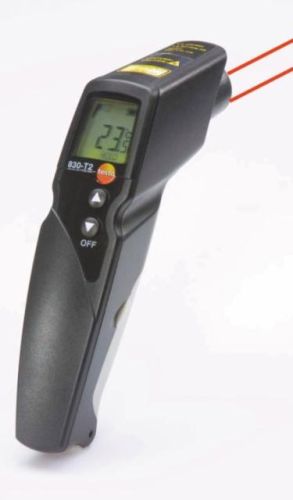 TESTO 830-T1 és 830-T2 típusú infra hőmérsékletmérő lézerjelöléssel