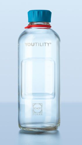 Laboratóriumi üveg kupakkal, Youtility