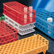 Univerzális kémcsőállvány, 4x10, D=20 mm-es csőhöz