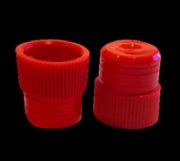 PE dugó/kupak kémcsőhöz, piros, 1000 db/csomag