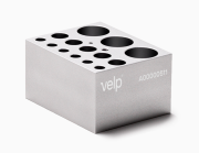 Alumínium blokk 6 x 6 mm, 5 x 12/13 mm, 3 x 25 mm-es csőhöz