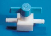 Teflon szelep, 8 mm-es kar átmérő, furat: 3 mm