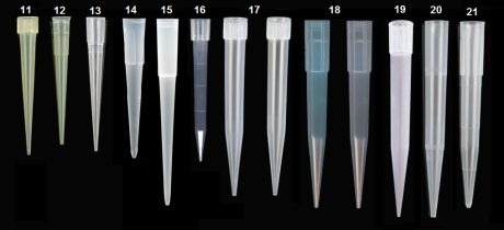 Pipettahegyek 5–1.250 μl-ig