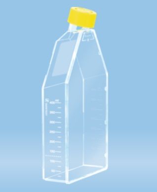 Sterile culture flask 175 cm2, Cell+ for sensitive adherent cells, with 2-position yellow cap, 40 pcs/pack, 98.833912300