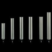 Round bottom PS tubes, graduated, 5 ml, 12x75 mm, 1.000 pc/case