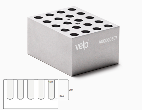 Blokk 2 ml-es mikrocsőhöz, A típus, 331.A00000507