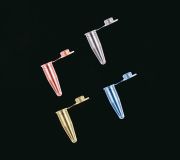 PCR cső, 0,2 ml, sárga, lapos kupakkal, 1.000 db/csomag