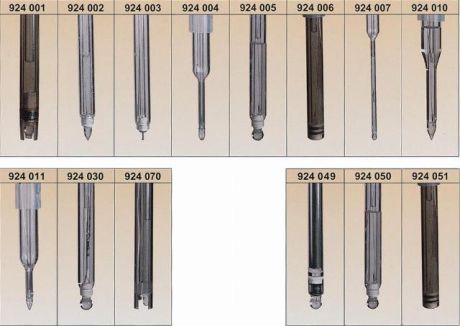 pH and conductivity measuring electrodes