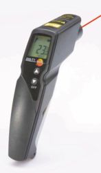 TESTO 830-T1 és 830-T2 típusú infra hőmérsékletmérő lézerjelöléssel