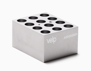 Alumínium blokk 12 db 15 ml-es kónikus csőhöz