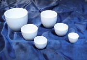 Izzítótégely, mázas, d: 40 mm, 20 ml