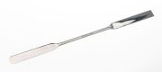 Dupla spatula kerek nyéllel, spatula méret: 50×9 mm, teljes hossz: 185