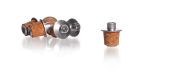 Socket (aluminium and cork) for spirit lamp