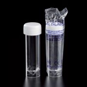 Mintatartó edény, PS kúpos aljú cső, steril, egyesével csomagolva, 30 ml, 400 db/dob