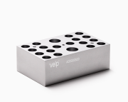 Alumínium blokk 18 x 16 mm és 2 x 22 mm-es csőhöz, KOI