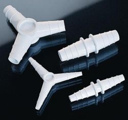 Tarpered connectors, straight and "Y", white