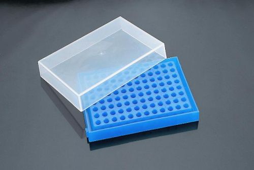PCR munkahely átlátszó tetővel, kivehető tartóval, több színben