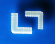 Tubing connector, PP, L shaped, 10 mm