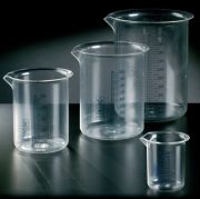 Graduated beakers, TPX, low form, 3.000 ml, blue graduation