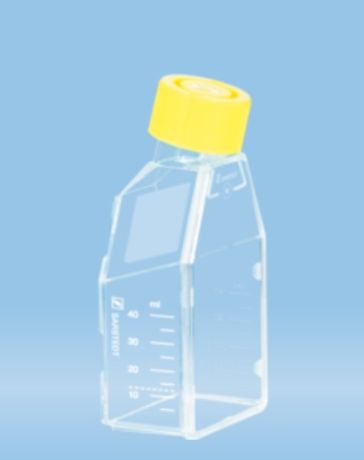Sterile culture flask 25 cm2 Cell+ for sensitive adherent cells with ventilation cap 300 pcs/pack, 98.833910302