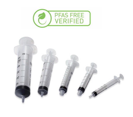 PFAS-free syringes