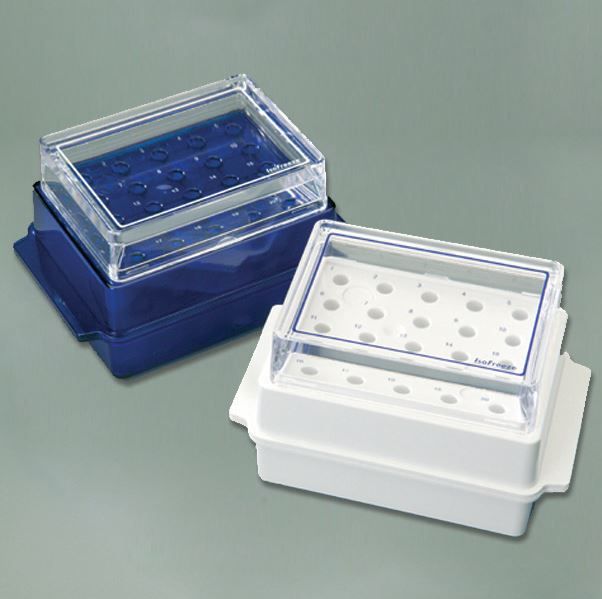 Freeze rack with lid for microtubes, double-sided - Laboreszköz katalógus