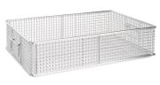 Wire basket with handles, 600 x 400 x 150 mm, 35 mm mesh spacing