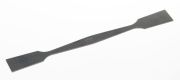 Dupla spatula, lapos nyéllel, spatula szélesség: 11 mm, teljes hossz: 100 mm
