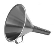 Funnel 18/10 steel, D=150mm