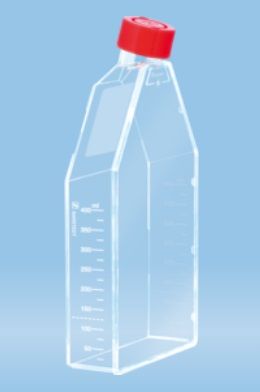Sterile culture flask 175 cm2 for adherent cells, with 2-position red cap, 40 pcs/pack, 98.833912
