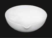 Evaporating bowl with spout, quartz, 20 ml, transparent material