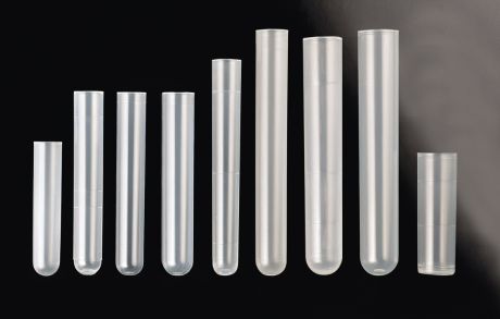 Test tube, plastic, (PP) polypropylene, centrifugable