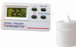 Digitális hőmérő hűtő/fagyasztó és helyiséglevegő mérésére