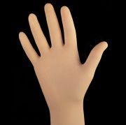 Kifutó termék, a készlet erejéig, Latex kesztyű, kicsi, púderezett, 100 db/doboz