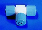 Teflon tube connector in different shapes and sizes
