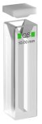 Üveg spektrofotométer küvetta, mikro, fedéllel, 104.002-OS, fényút 10 mm, térfogat: 0,7 ml